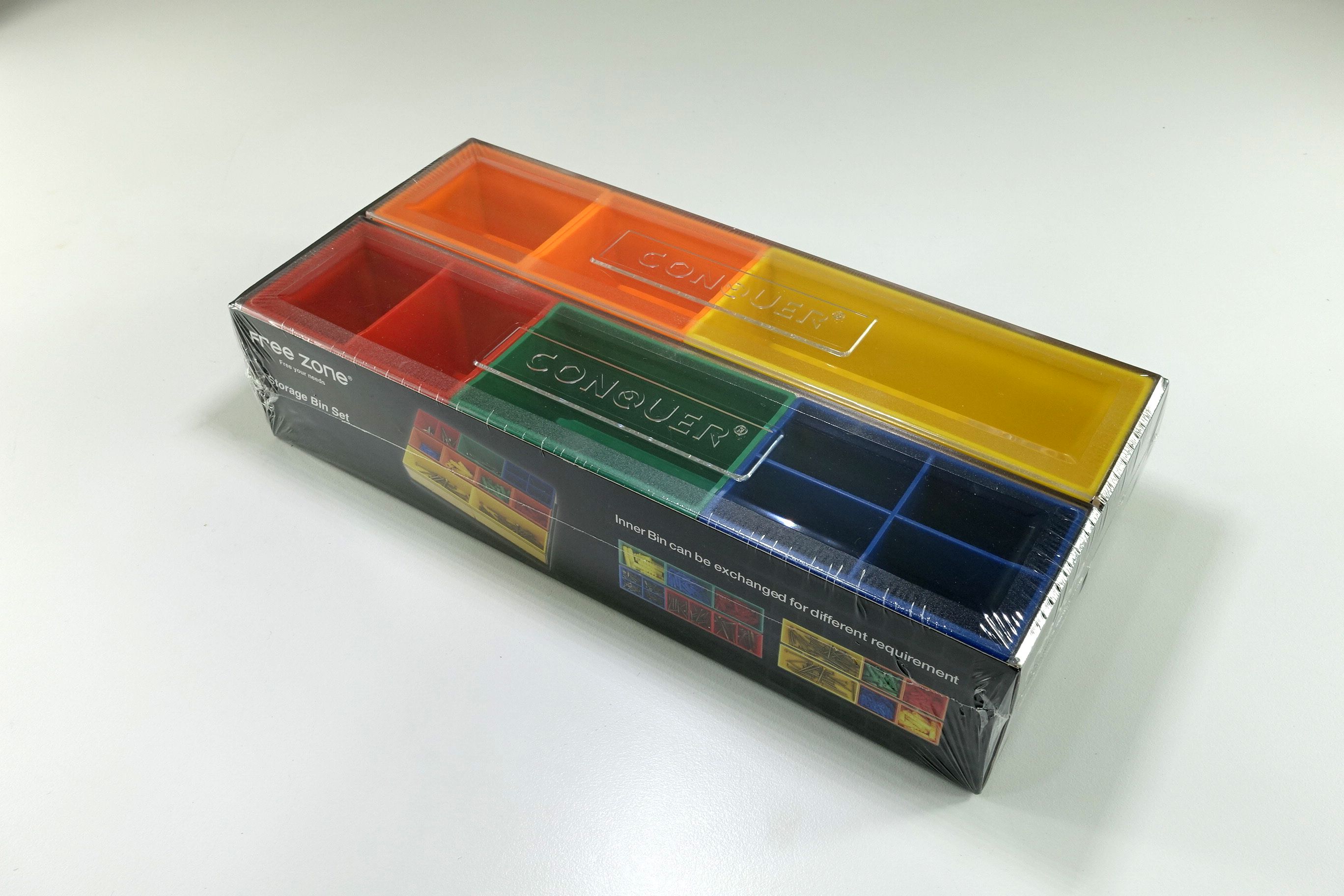 2 Row Storage Bin Set detail