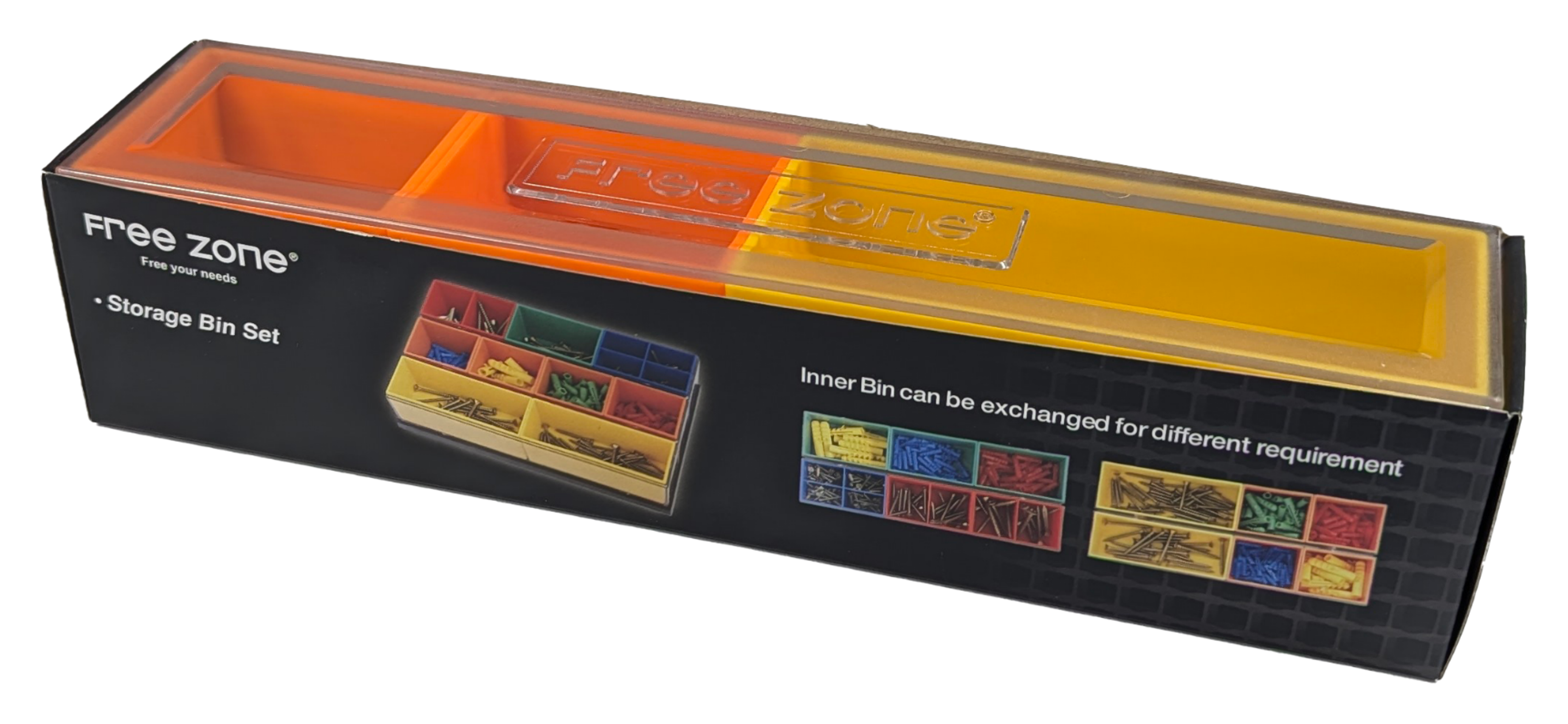 1 Row Storage Bin Set view 2