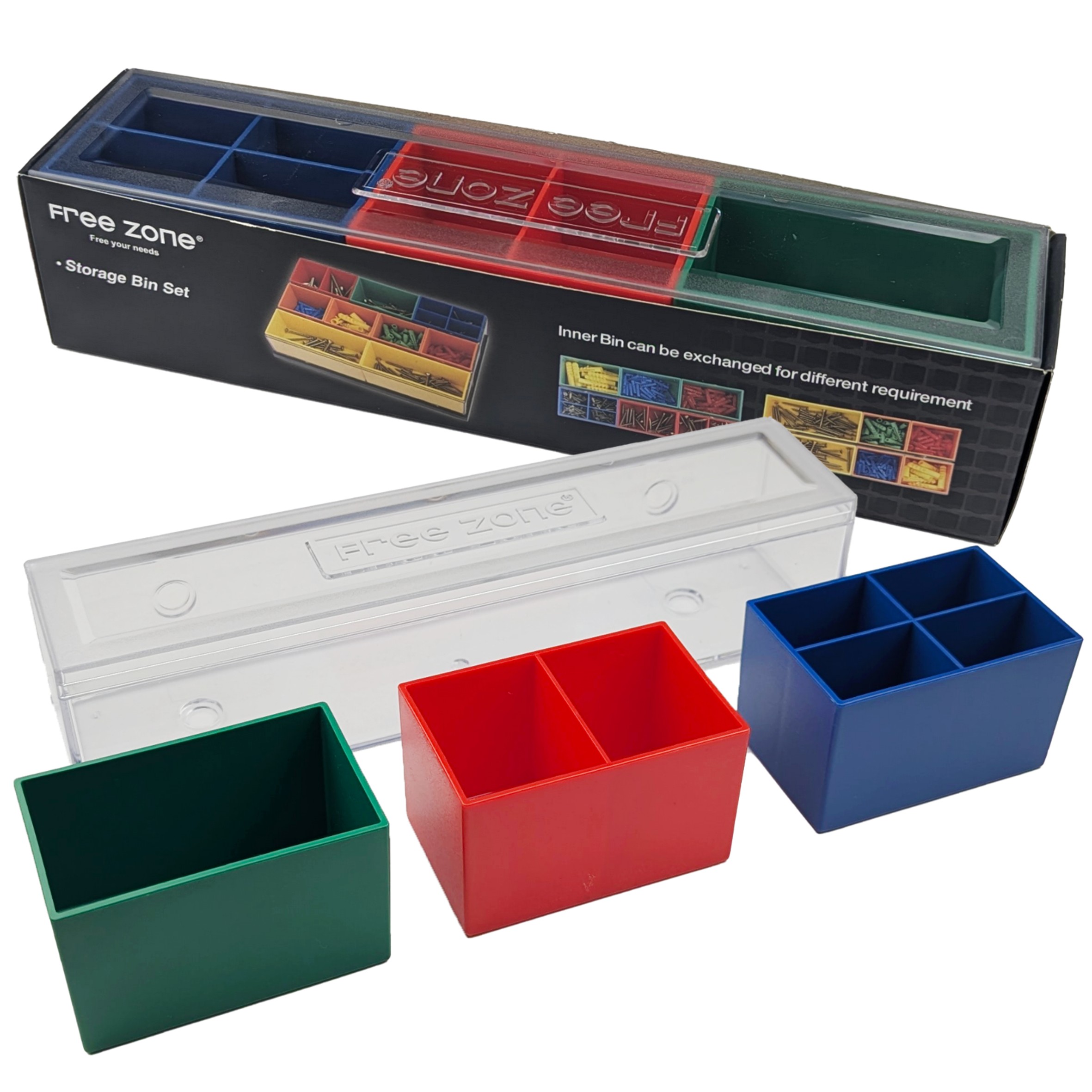 FZ00092 1 Row Storage Bin Set - Medium Bin Configuration