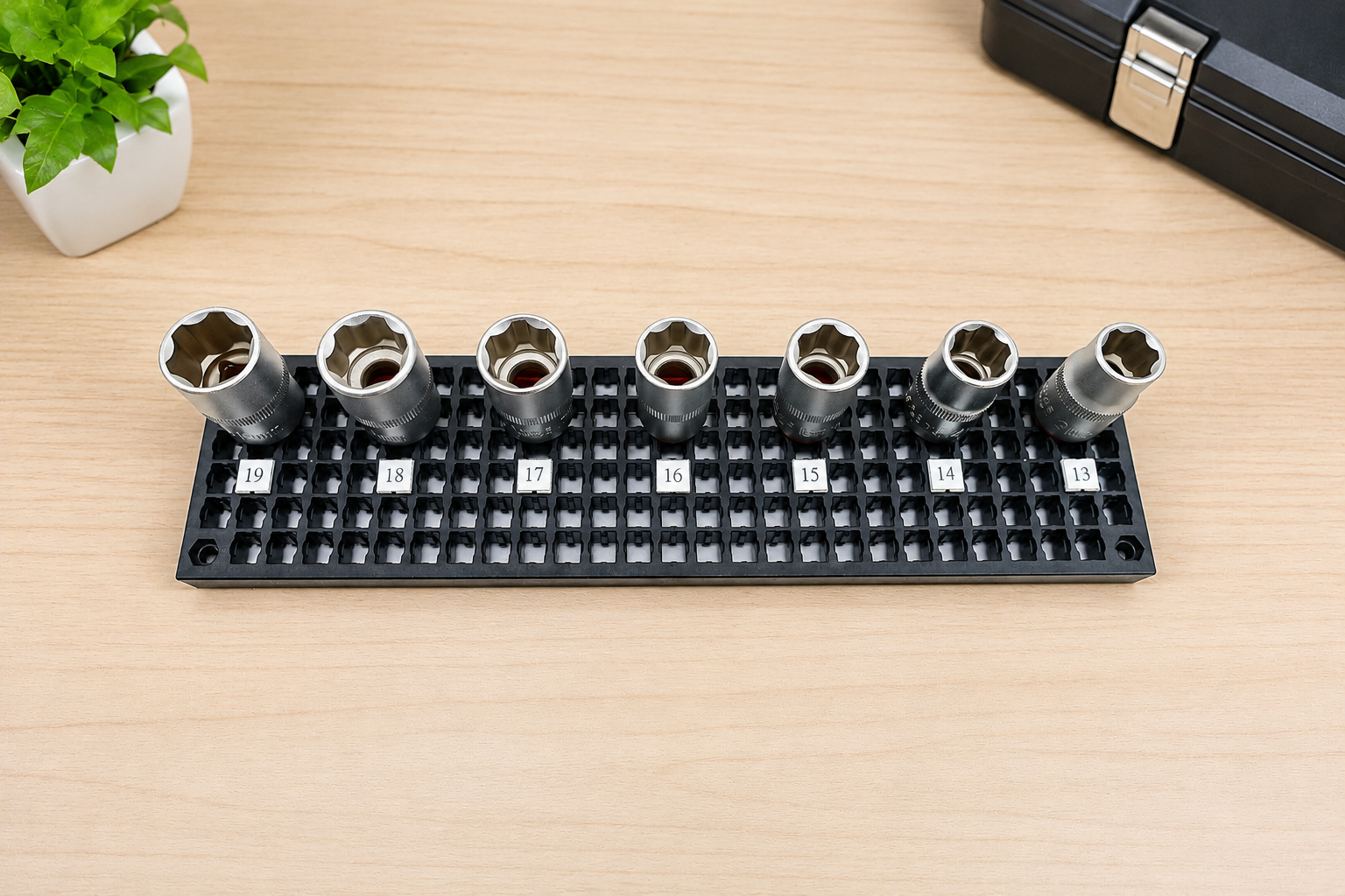 60 Pcs Socket & Bit Size Indicator with sockets